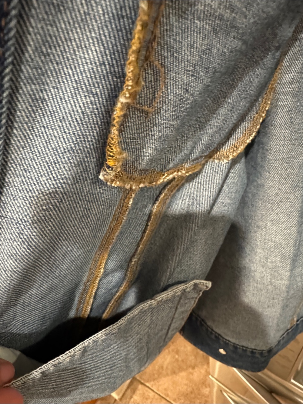 Lee Jean Co. Embroidered Blue Denim Jacket - Picture 9 of 12